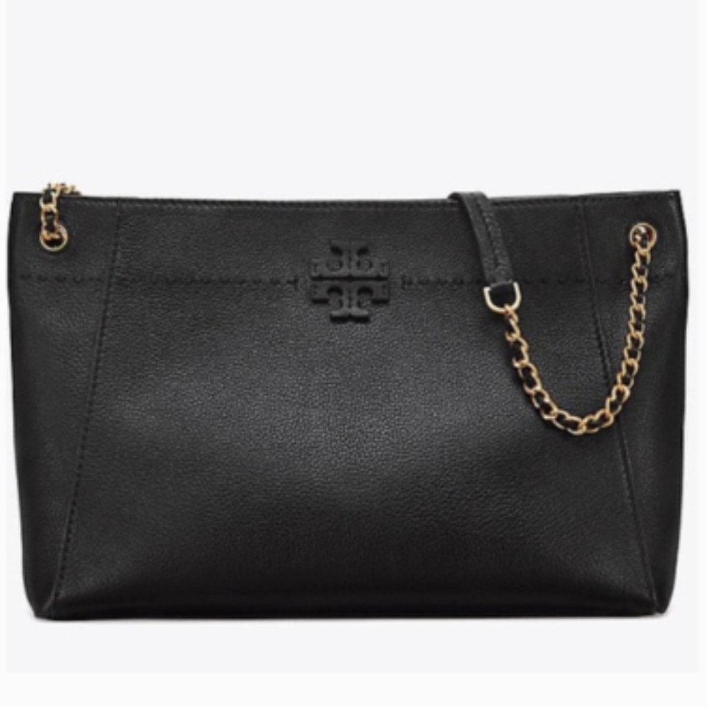Tory Burch Mcgraw Chain Shoulder Slouchy Tote